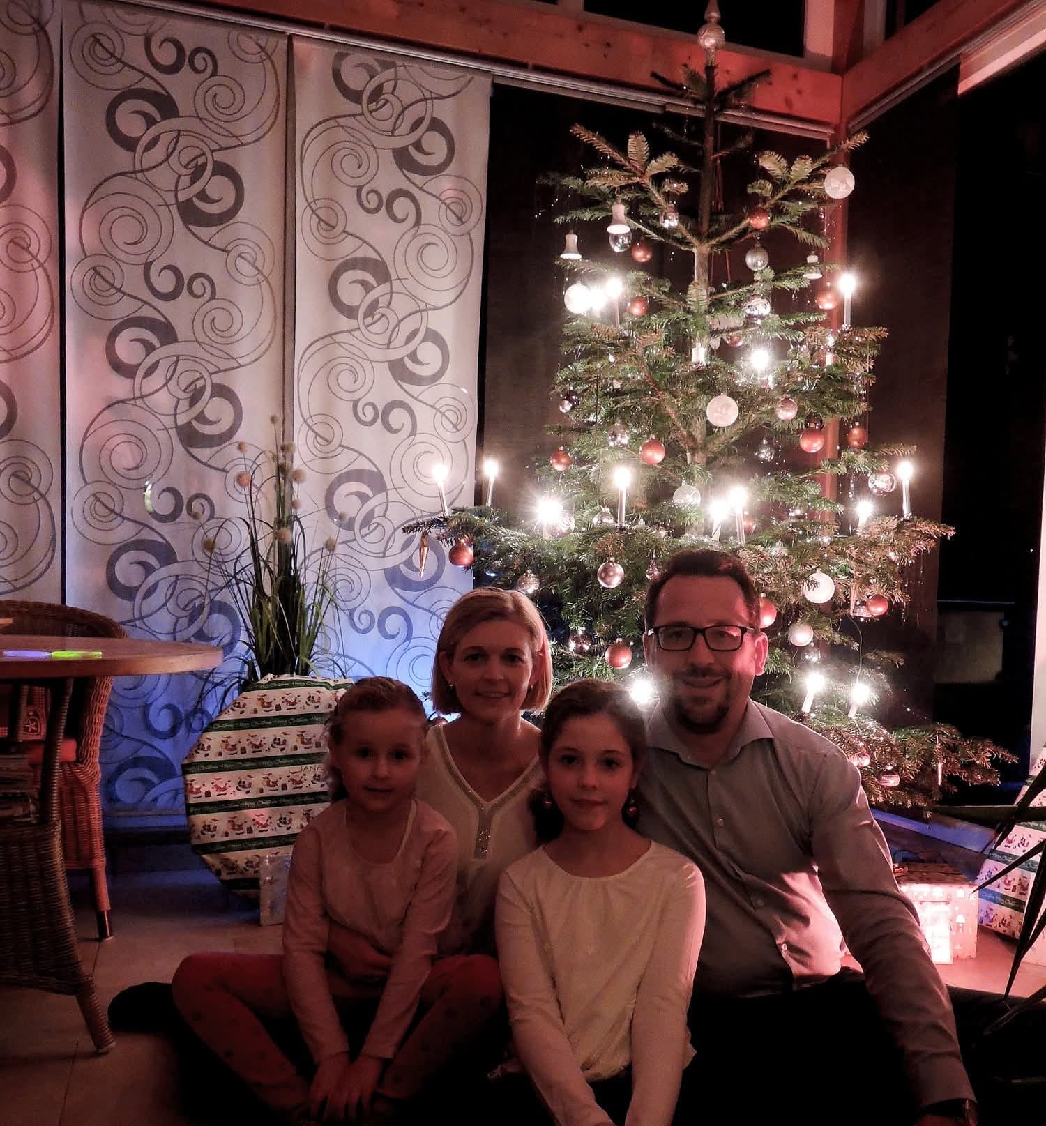 Familienbild an Weihnachten 2016